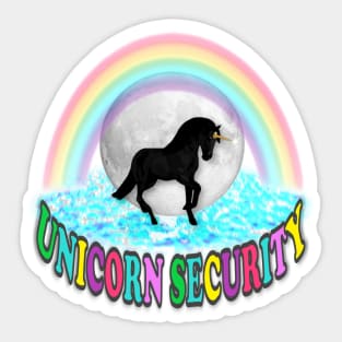 Unicorn Security Sticker